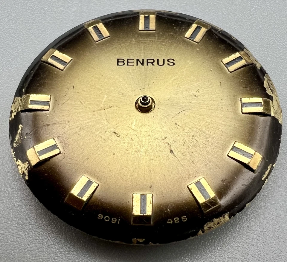 MOVIMIENTO RELOJERO JAPONÉS BENRUS HF-4B84 17J PIEZAS REPARACIÓN ESFERA #X75 Foto 4 de 4