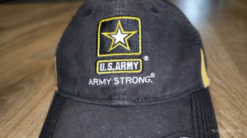 Chase NASCAR Dale Earnhardt Jr #8 US Army Strong Sample Hat Black Strapback - Picture 7 of 19