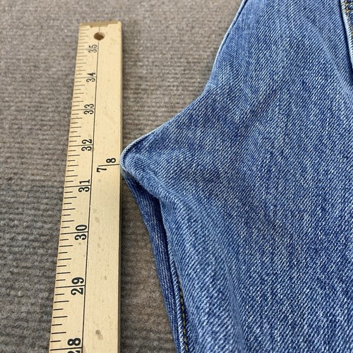 Levis 501 Jeans Mens Size 34x32 Blue Straight Leg Denim Button Fly Classic - Picture 12 of 14