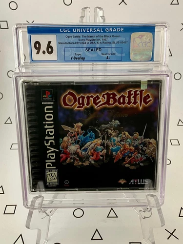Ogre Battle: March of the Black Queen Sealed - PS1 - CGC 9.6, A+ - Key Title