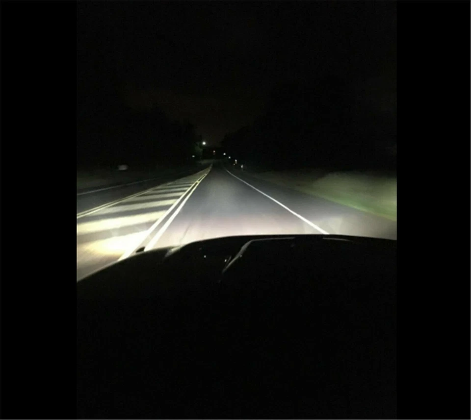 Par de faros LED 7" 280W redondos cromados H6024 H13 H4 6000K para Chevy C K10 1975 Foto 3 de 4