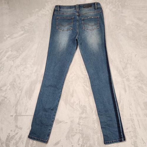 BETTINA LIANO WOMENS DENIM JEANS SIZE 8 BLUE STRETCH SKINNY MID RISE - Picture 14 of 15