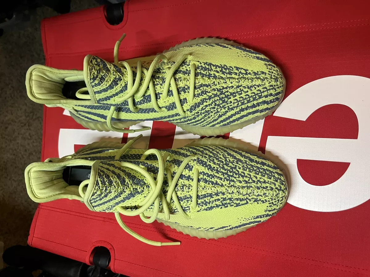 neon yellow yeezys