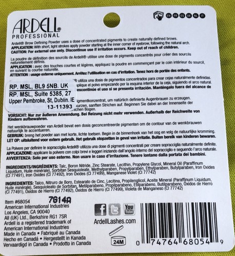 ARDELL Brow Defining Powder - Soft Taupe (Free Ship) (24 Pieces) - Picture 3 of 3