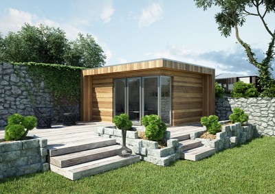 Modern Sommerhaus Gartenhaus Ferienhaus Bungalow Buro Holzhaus Sauna Ebay