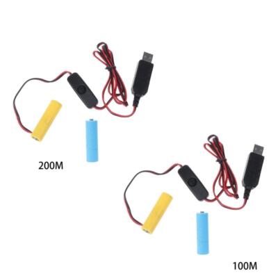 3V USB Power Converter Battery Eliminator Replace 2 AA Battery for LED Light