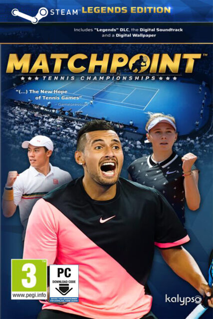 Matchpoint: Tennis Championships Legends Edition - PC Steam Spiel Digital Key EU
