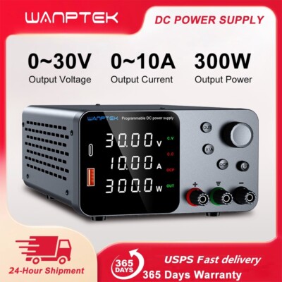 TPS Adjustable DC 0~30V 10A Lab Power Supply Precision Variable Bench Switching