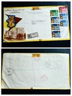 UNIQUE DESTINATON RARE SINGAPORE TO CANADA “INDEPENDENCE” REGISTER 1ST DAY COVER