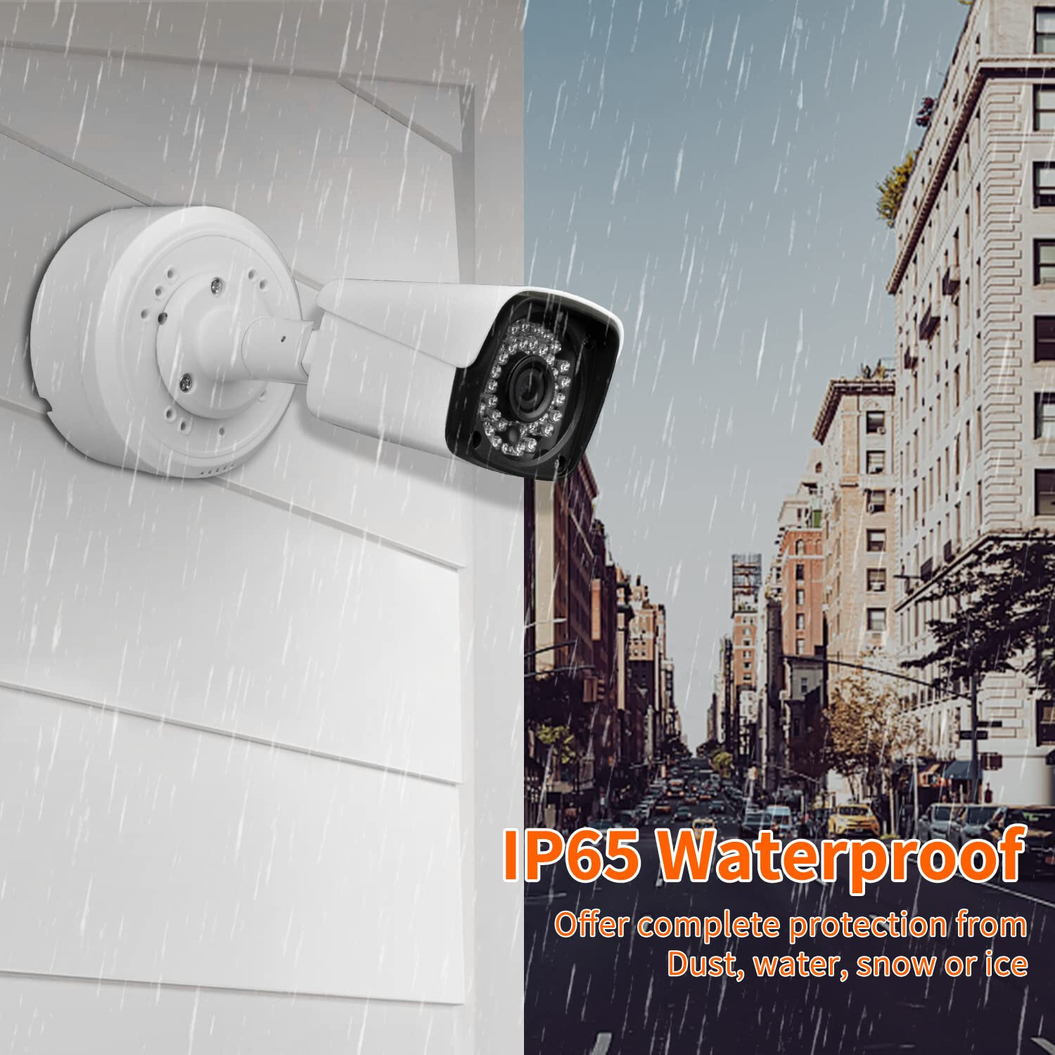 Universal Junction Box for Bullet Security Camera, Plastic Waterproof Junction 