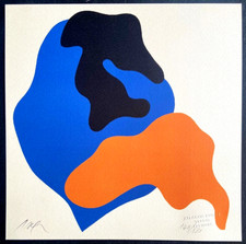 Jean Hans Arp Litografie 1978 180 Ex. (Le Corbusier Man Ray Marcel Duchamp)