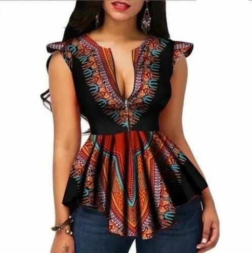 Blusas de mujer camisas de moda informal manga corta nueva camisa 50% eBay