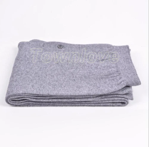 Ropa interior térmica para hombre mezcla de lana de cachemir cálida tejida larga Johns pantalones de invierno - Imagen 4 de 22