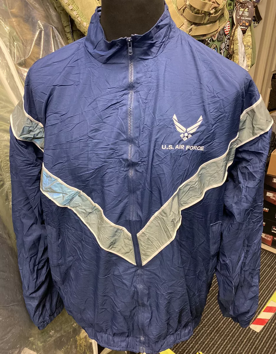 US Air Force USAF PTU Lightweight Blue PT Sports Wind Breaker Jackets