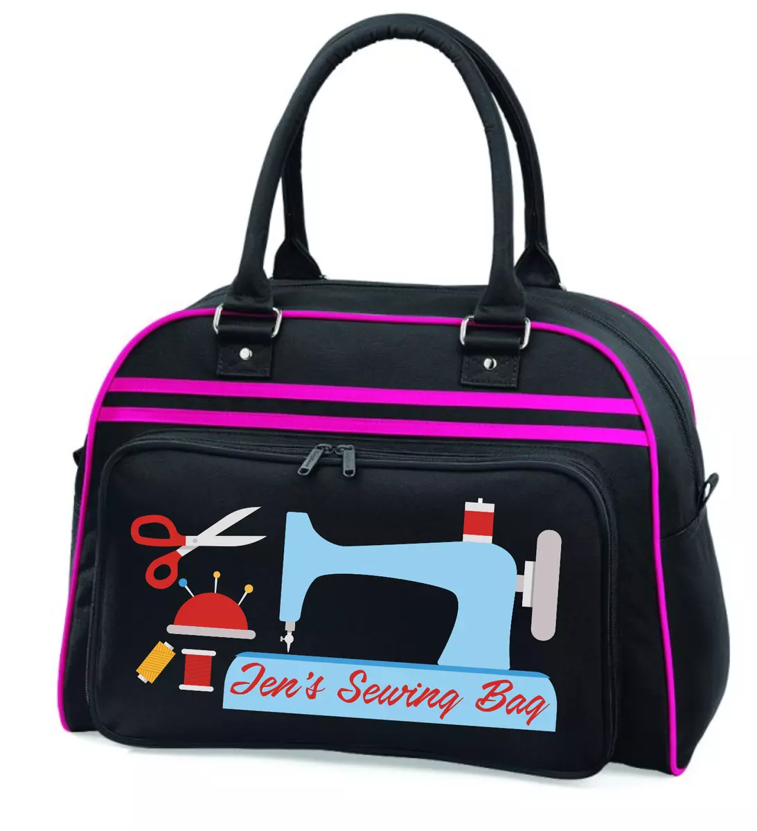 Personalised Sewing Any Name Case Sewing Machine Bag 6 Colours