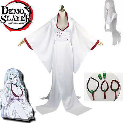 Cosplay Demon Slayer Kimetsu no Yaiba Spider Hill Rui's Mother Costume  Kimono