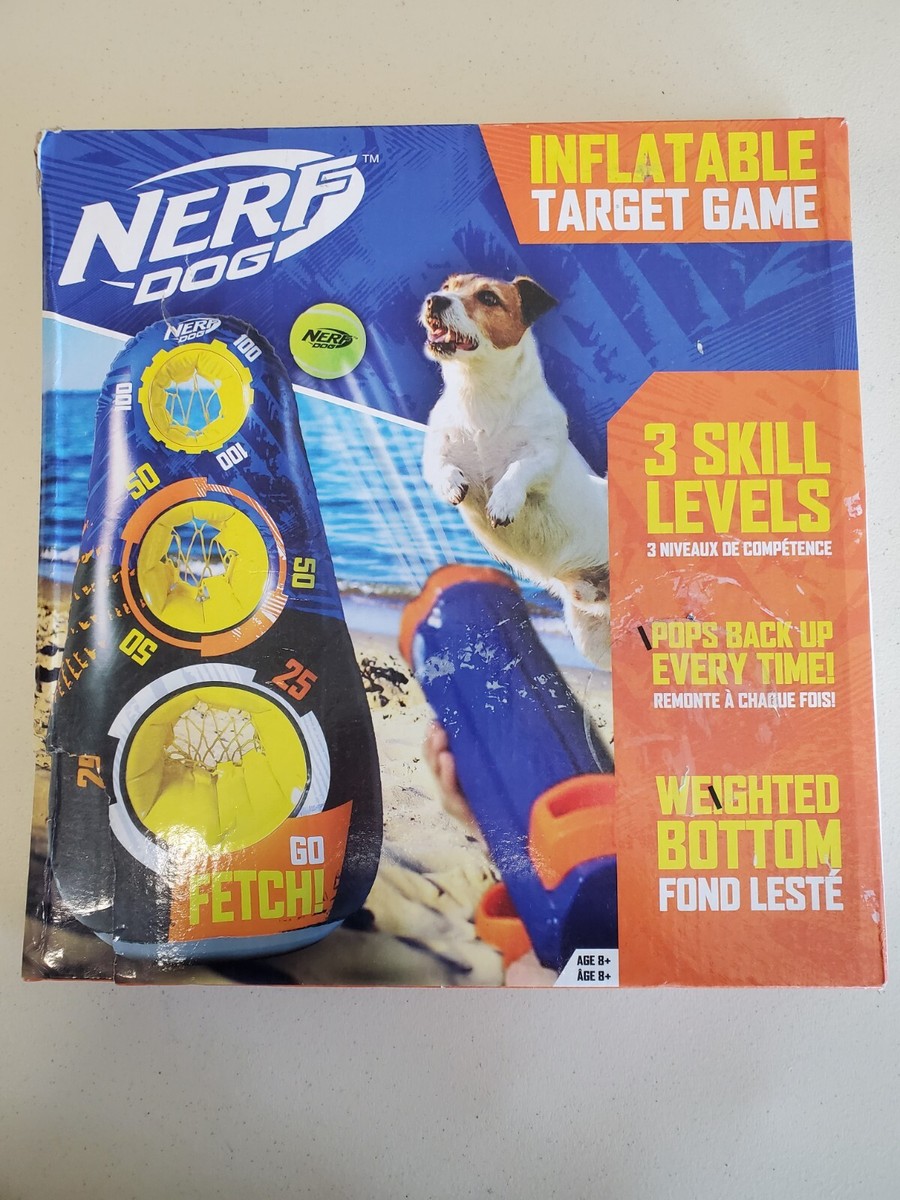 Nerf Dog INFLATABLE TARGET GAME Interactive Fetch Training Weighted Bottom NIB eBay