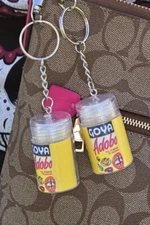 Goya Adobo Functional Seasoning Keychain