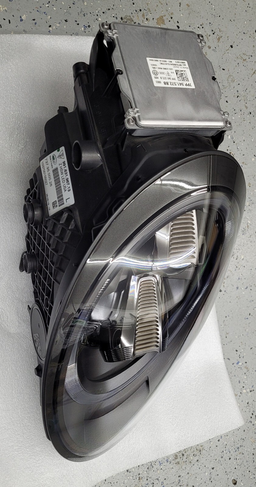 Porsche 911 GT3 RS LED Driver side Headlight 99163196713 991631967 Black Left 