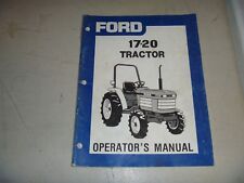 Ford 1520 Diesel Compact Tractor Owners Operators Manual