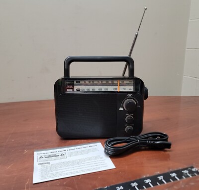 Retekess TR604 Portable Radio FM/AM 2 Band Battery Powered Radio 