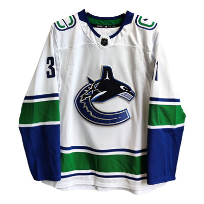 Men's Vancouver Canucks Arturs Silovs adidas Away White Jersey
