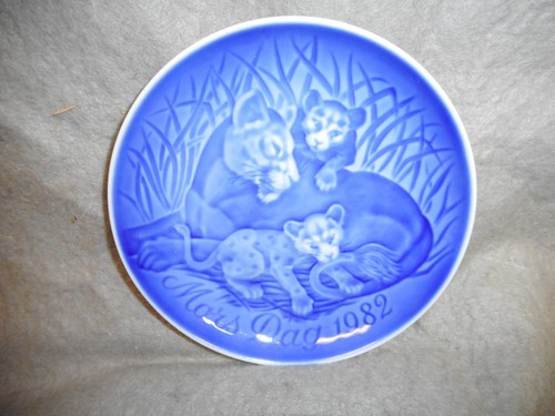 BING & GRANDAHL 6" MOTHERS DAY PLATE 1982 LIONS COPENHAGEN PORCELAIN DENMARK