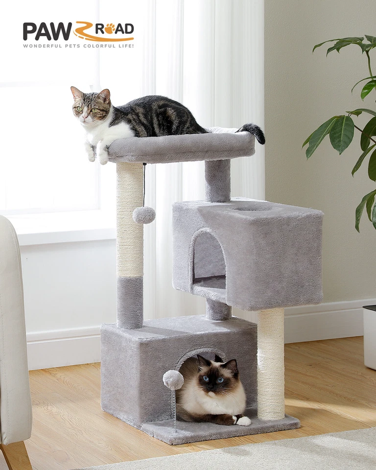 PAWZ Road Cat Tree Tower Condo Scratching Post Scratcher House for Large Cats - Image 4 of 4