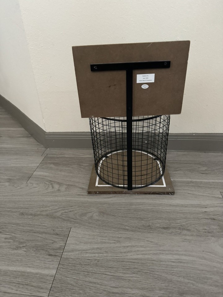 Pottery Barn Basketball Trash Can eBay