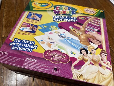 Disney Princess Crayola Color Wonder Mess Free Sprayer NEW IN BOX Enchanted Tale