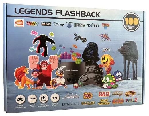 ATARI AtGames Legends Flashback Retro Videospielkonsole 100 Spiele mit Controller