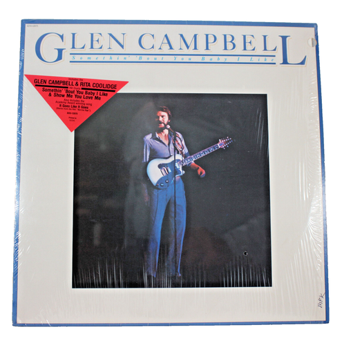 GLEN CAMPBELL, SOMETHIN' 'BOUT YOU BABY I LIKE, CAPITOL RECORDS LP Vinyl