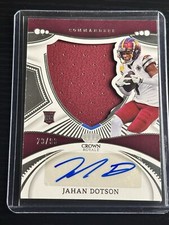 2022 Panini Chronicles Crown Royale Silhouette Auto #CRS-JAD Jahan Dotson RC