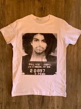  Officially Licensed Prince Purple Rain Mug Shot T Shirt