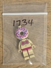 Citizen Brick Day 11 CBD11 Misprint RARE Custom Minifig Donut Head & Bikini Pink