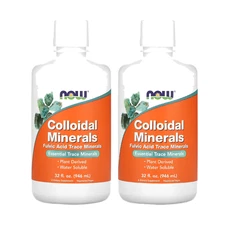 Now Foods (2 PACKS) Colloidal Minerals 32 fl oz 946 ml