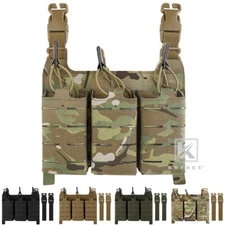 KRYDEX Tactical KTAR Front Flap 5.56 Triple Mag Magazine Pouch Placard Holder