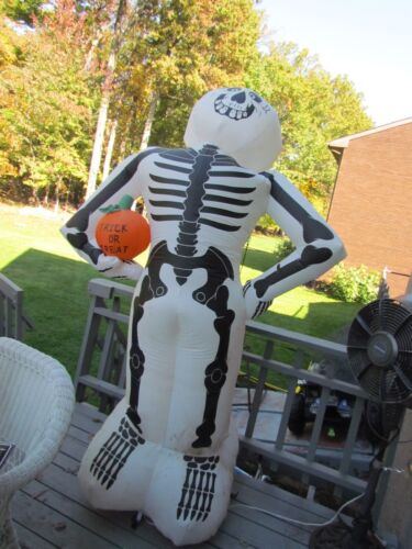 8 FT Halloween Inflatable Skeleton Decorations Outdoor Blow up Yard Airblown - Picture 1 of 8