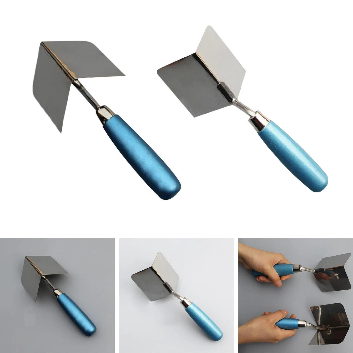 Corner Angle Trowel Stainless Steel Wall Repair Tools for Mudding Drywall