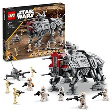 LEGO 75337 Star Wars AT-TE Walker with 3 212th Clone Troopers, Dwarf Spider &...