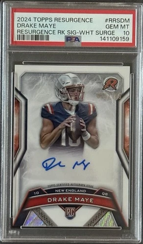 Drake Maye Resurgence Rookie Auto 011/125 PSA 10 | POP 12 🔥