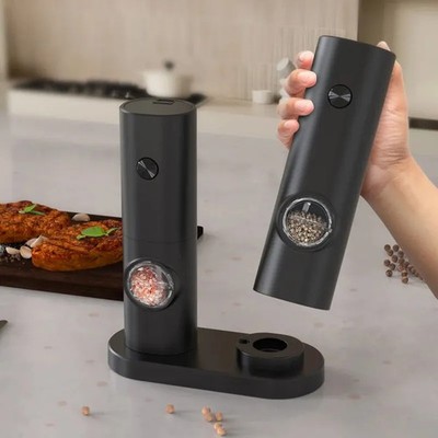 Electric Automatic Salt & Pepper Grinder: Stunning & Effortless