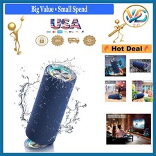 Darkblue Waterproof 30W Bluetooth Speaker, Portable Wireless Stereo, 24H Play