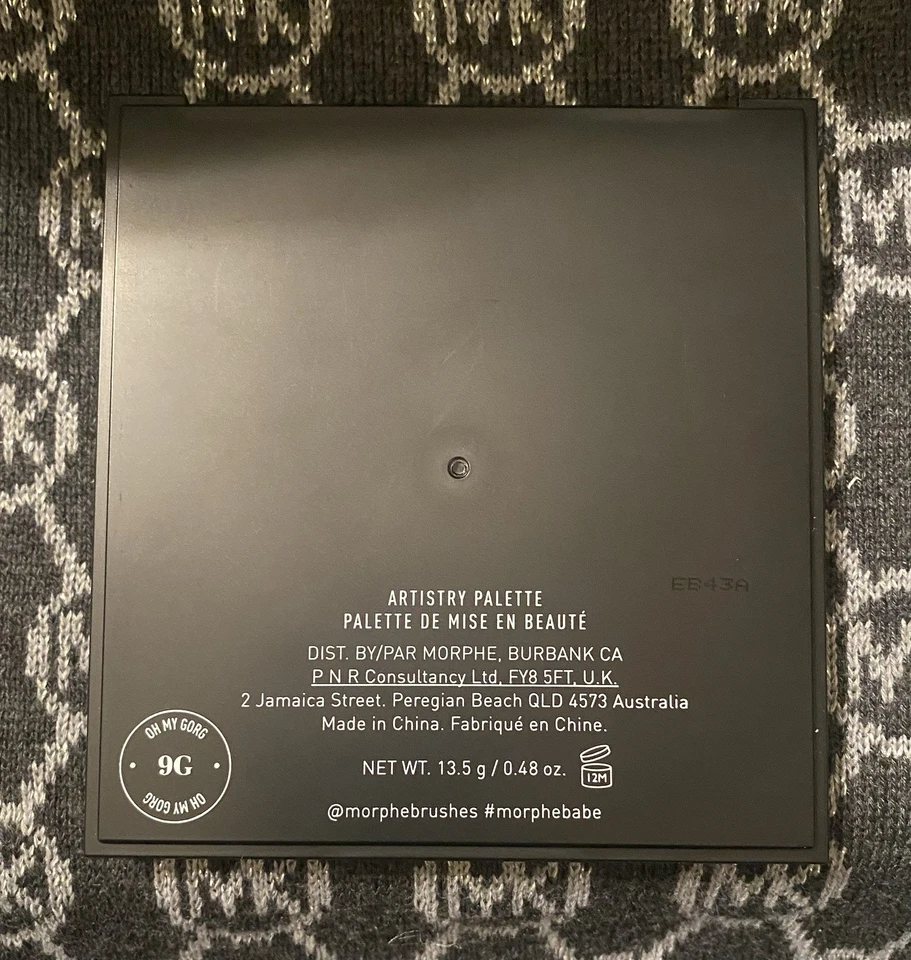 BNIB Morphe Artistry Eyeshadow Palette 9G Oh My Gorg  9 Shades *READ* - Image 4 of 4