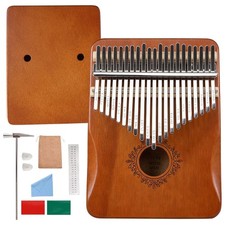 21 Tasten Kalimba Daumenklavier Mbira Holz Thumb Piano f&uuml;r Kinder & Erwachsene