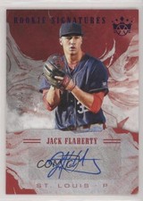 2018 Diamond Kings DK Rookie Signatures Purple 9/10 Jack Flaherty Auto RC s5q