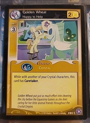 My Little Pony CCG Golden Wheat Happy to Help Common Card