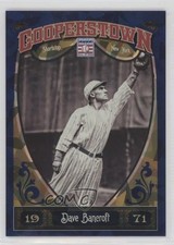 2013 Panini Cooperstown Collection Blue Crystal Shard /499 Dave Bancroft HOF y0i