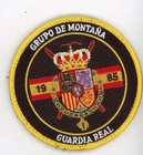 PATCH SPAIN ARMY ROYAL GUARD MOUNTAIN GROUP 1985 VEL L BACK  PARCHE