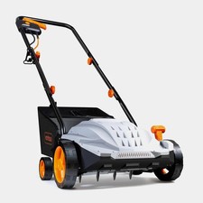 1500W Lawn Mower Electric Garden Raker Scarifier Aerator Interchangeable Rollers